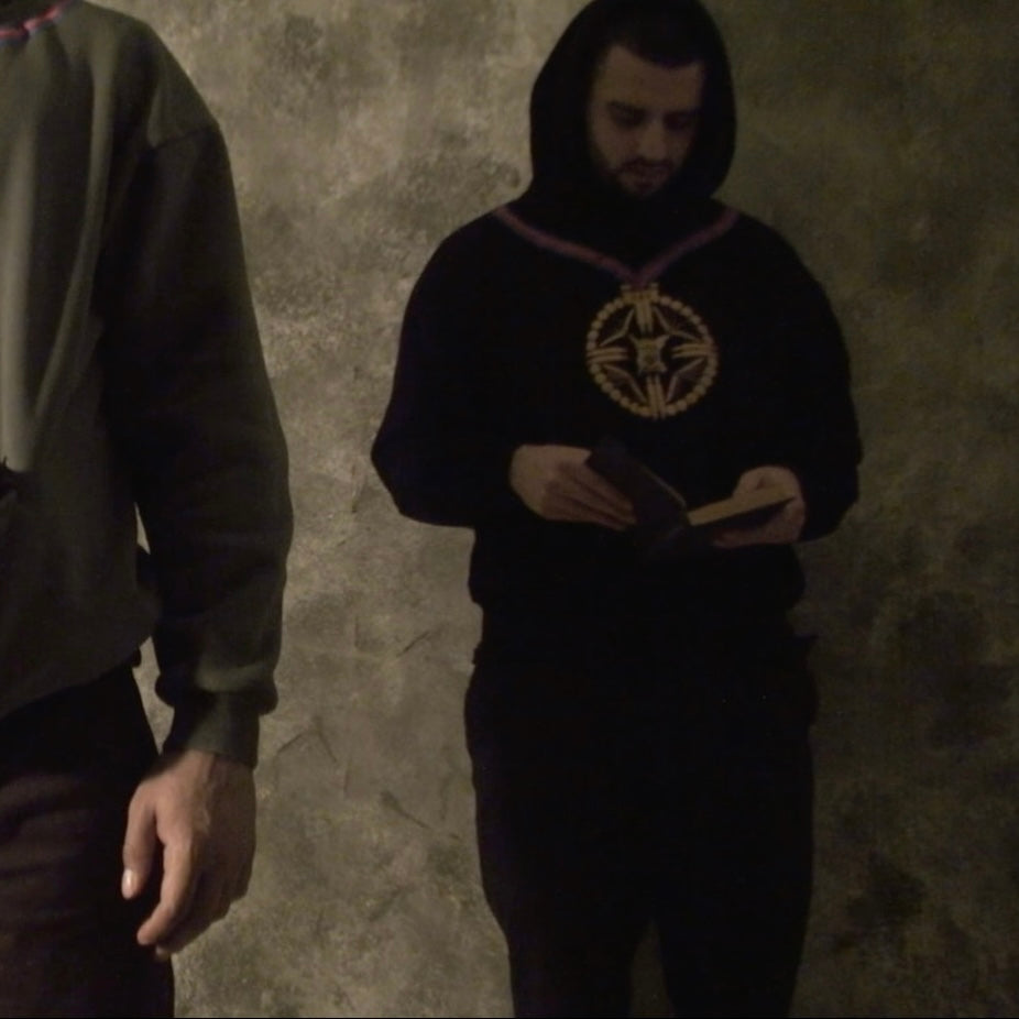 Black “Gold Medal” Kangaroo hoodie  image 2